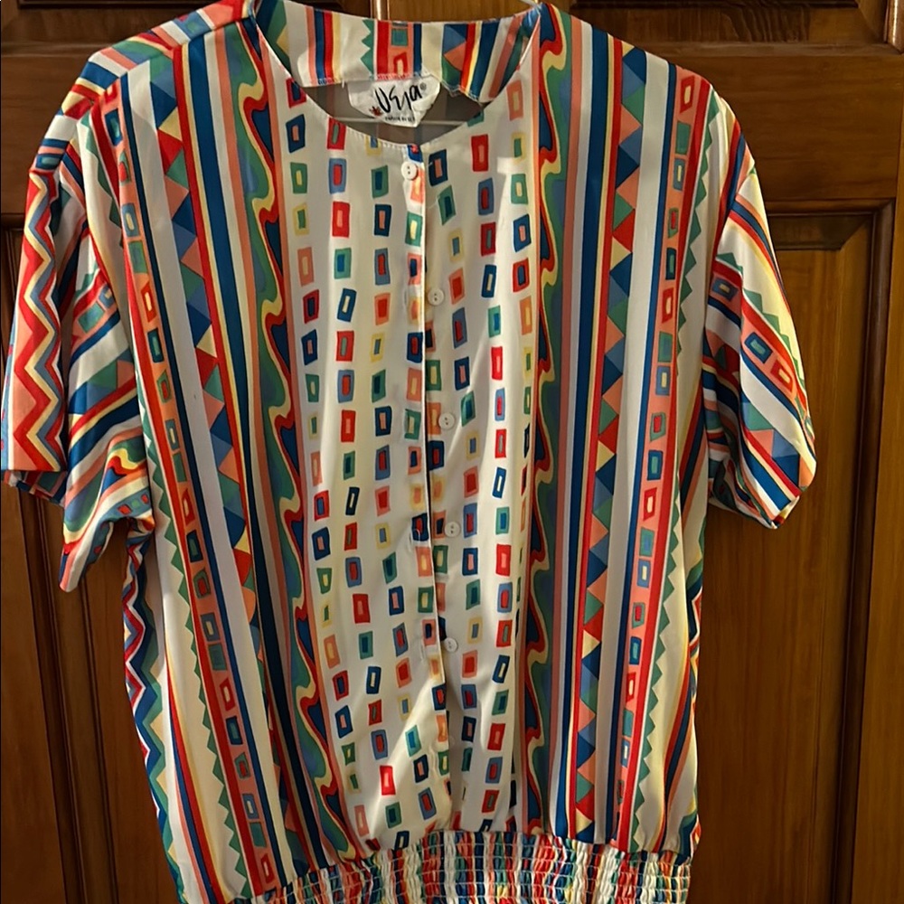 Vintage Vera colorful blouse